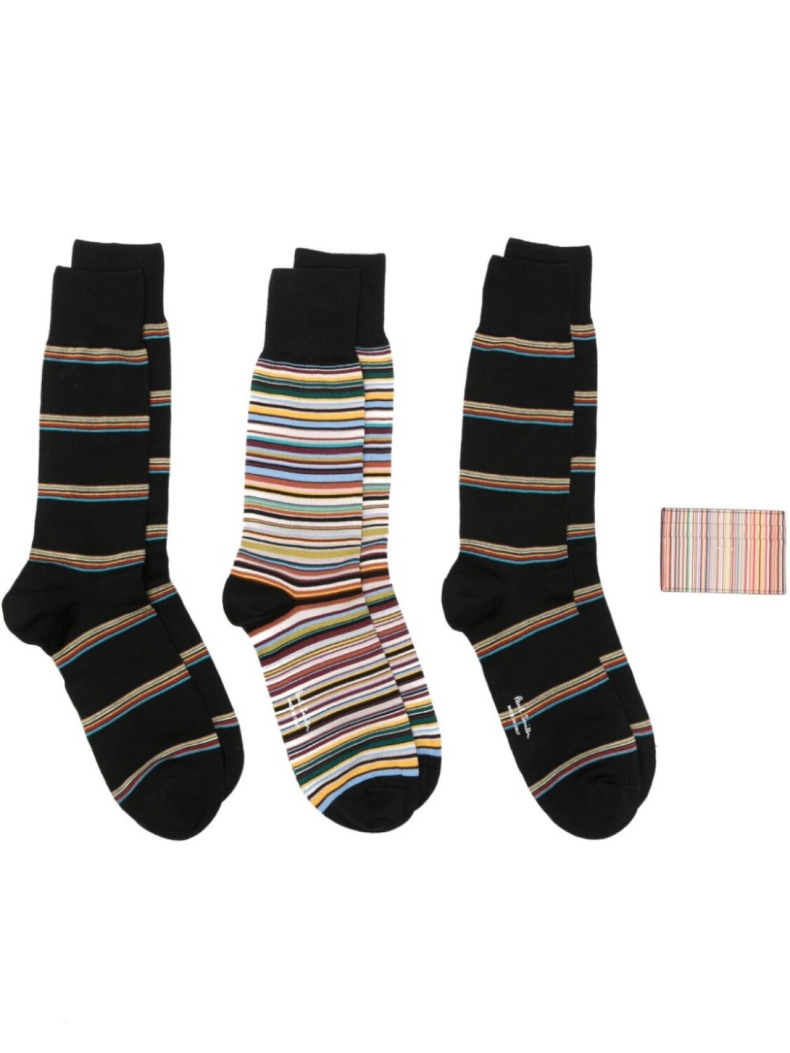 Paul Smith комплект Artist Stripe из четырех пар носков и картхолдера, черный
Paul Smith комплект Artist Stripe из четырех пар носков и картхолдера, черный