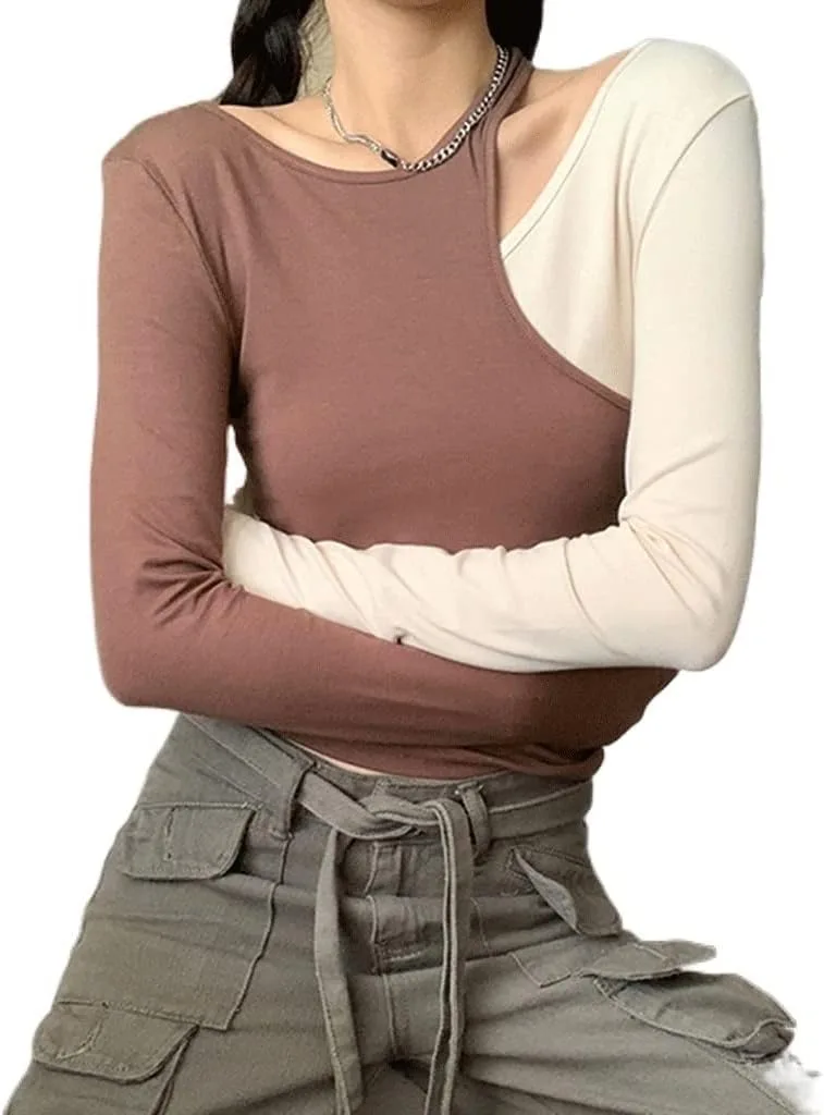 Осенняя футболка с длинным рукавом для женщин, пачворк, Slim, 2 Pieces GSGRTYJIO
Осенняя футболка с длинным рукавом для женщин, пачворк, Slim, 2 Pieces GSGRTYJIO