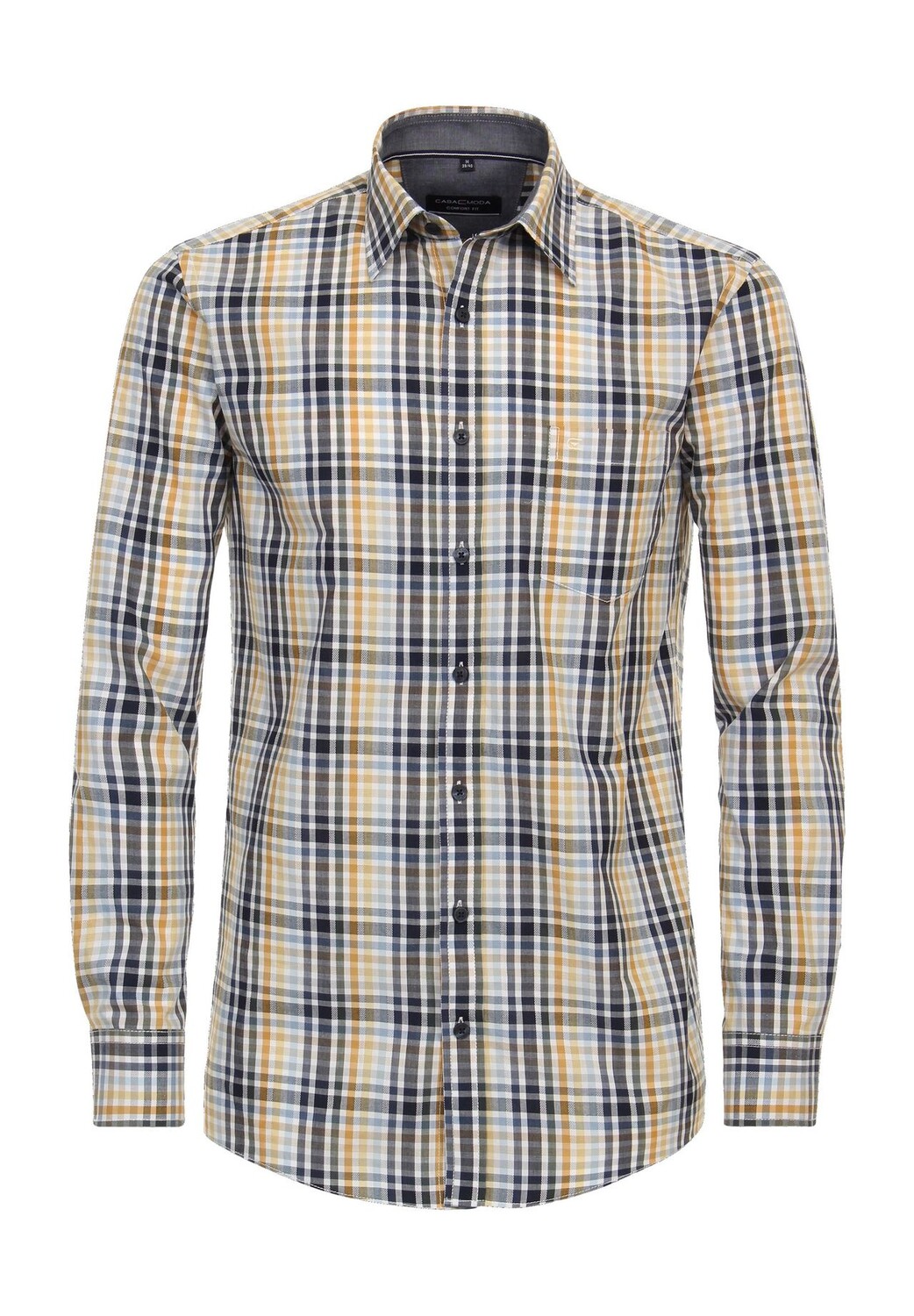 Рубашка повседневная, комфортная посадка, воротник Кент, мужская CASAMODA, желтый
Рубашка повседневная, комфортная посадка, воротник Кент, мужская CASAMODA, желтый