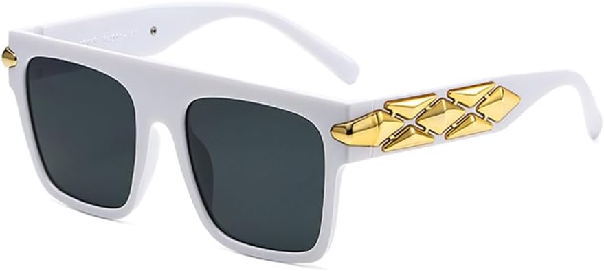 Большие солнцезащитные очки в стиле ретро 2027 для женщин и мужчин, модные солнцезащитные очки, мужские солнцезащитные очки с защитой от УФ-излучения UV400 для женщин MTZJH, White Black
Большие солнцезащитные очки в стиле ретро 2027 для женщин и мужчин, модные солнцезащитные очки, мужские солнцезащитные очки с защитой от УФ-излучения UV400 для женщин MTZJH, White Black