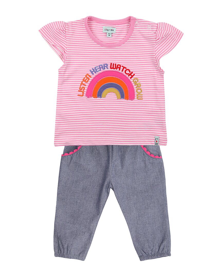 Комплект из топа «Радуга» и брюк «Шамбре» от Lilly and Sid, цвет multi
Комплект из топа «Радуга» и брюк «Шамбре» от Lilly and Sid, цвет multi