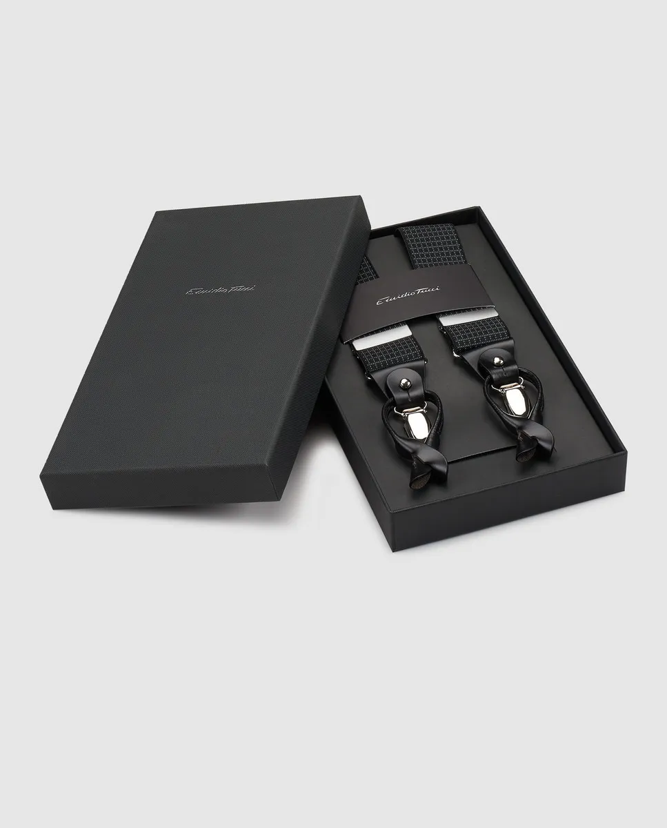 Эластичные черные ремни двойного назначения с микроклеткой Emidio Tucci
Эластичные черные ремни двойного назначения с микроклеткой Emidio Tucci