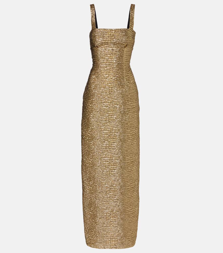 Платье Micheline из пике с металлическим эффектом Emilia Wickstead, Gold
Платье Micheline из пике с металлическим эффектом Emilia Wickstead, Gold