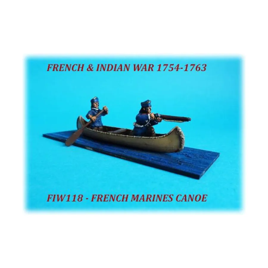 Каноэ французской морской пехоты, French & Indian War 1754-1763 (28mm)
Каноэ французской морской пехоты, French & Indian War 1754-1763 (28mm)