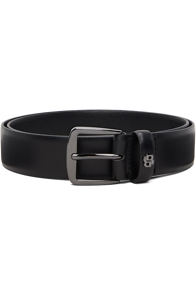 Кожаный пояс с двойной монограммой "b" Boss, черный
Кожаный пояс с двойной монограммой "b" Boss, черный