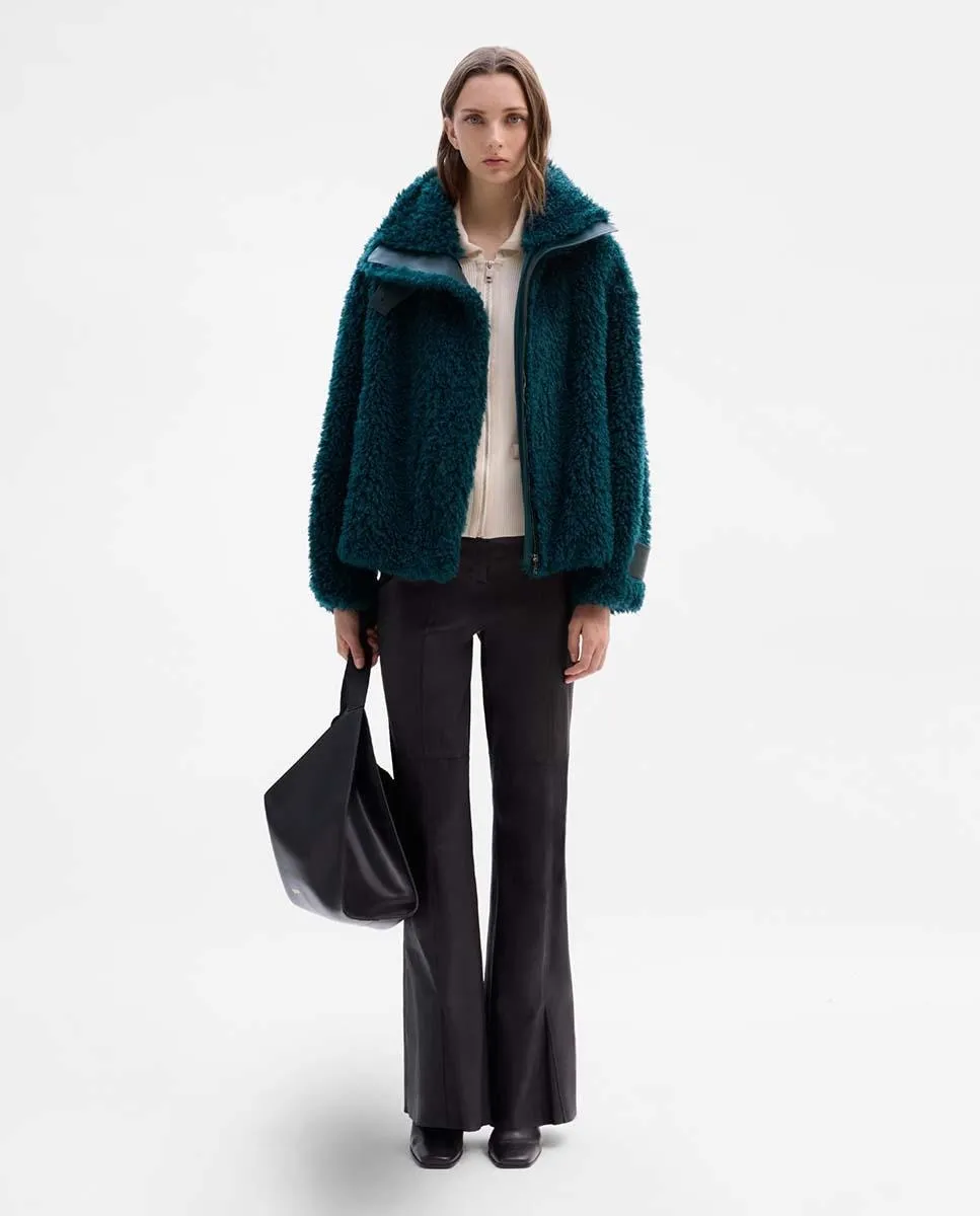 Женское пальто с эффектом меха и кожаными деталями Simorra, темно-синий
Женское пальто с эффектом меха и кожаными деталями Simorra, темно-синий