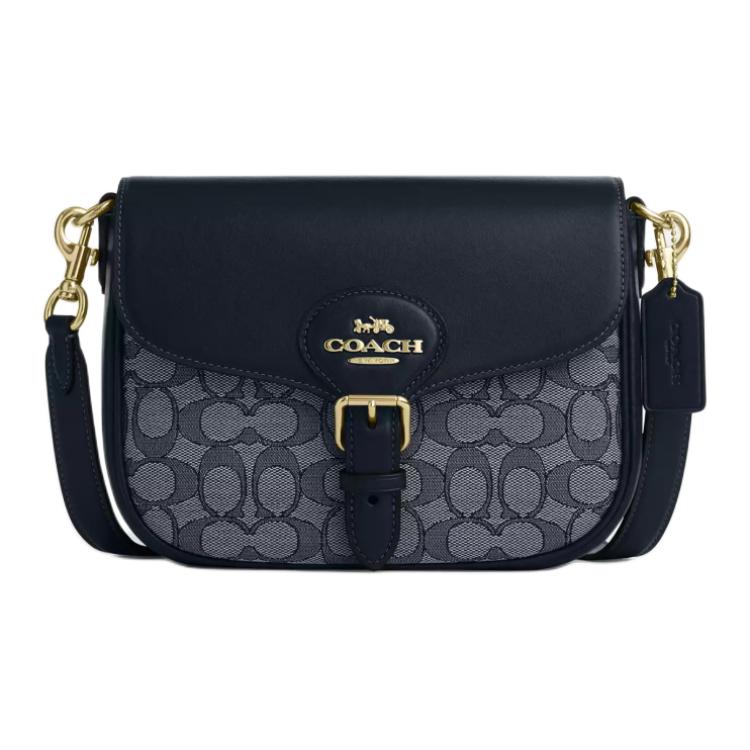 Амелия Жаккард с кожаной наплечной сумкой, женская сумка через плечо Миднайт Марин COACH
Амелия Жаккард с кожаной наплечной сумкой, женская сумка через плечо Миднайт Марин COACH