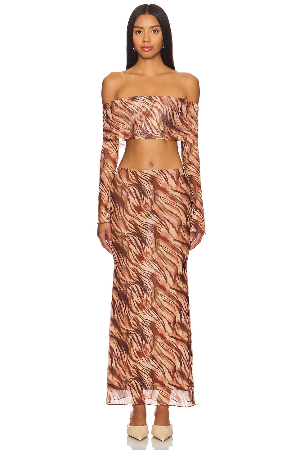 Юбка viv Superdown, коричневый
Юбка viv Superdown, коричневый