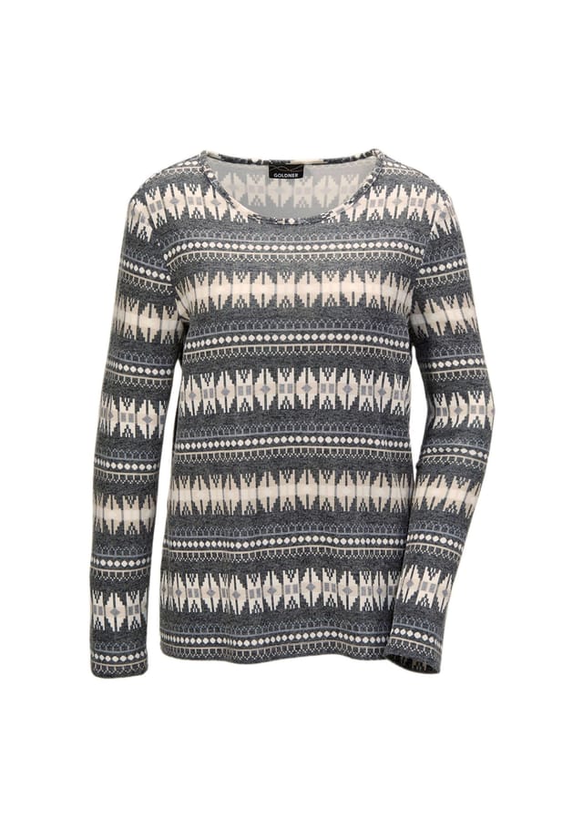 Короткий размер: короткий размер - универсальная рубашка из пушистой ткани Goldner, мультиколор
Короткий размер: короткий размер - универсальная рубашка из пушистой ткани Goldner, мультиколор