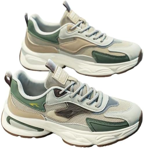 Стильные мужские кроссовки - эластичная застежка, противоскользящие беговые туфли, подходят для уличных тренировок подростков Hhhchpm, зеленый
Стильные мужские кроссовки - эластичная застежка, противоскользящие беговые туфли, подходят для уличных тренировок подростков Hhhchpm, зеленый