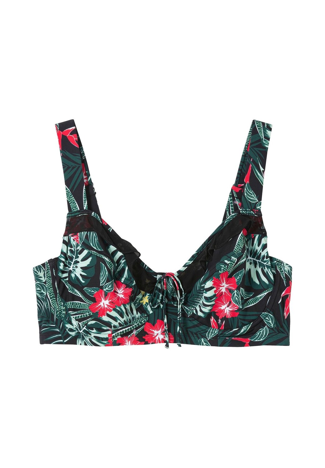 Верх бикини на косточках и контрастными воланами sheego, цвет Schwarz Bedruckt
Верх бикини на косточках и контрастными воланами sheego, цвет Schwarz Bedruckt