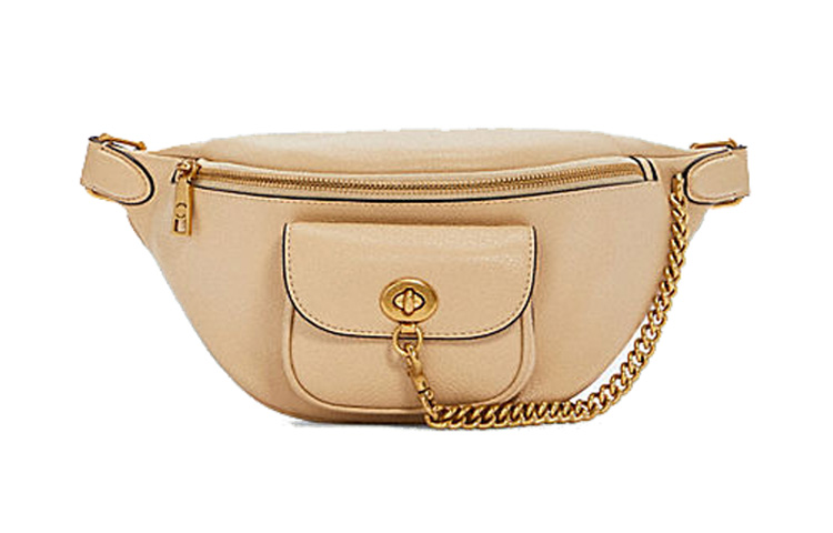 COACH Кожаная поясная сумка Tubas женская бежево-желтая
COACH Кожаная поясная сумка Tubas женская бежево-желтая