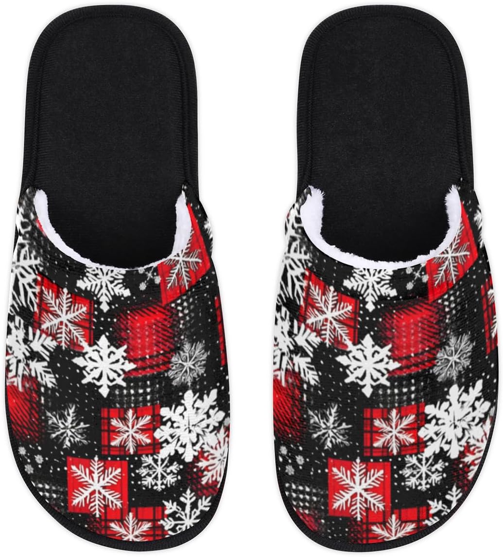 Рождественские снежинки-тапочки Bardic для женщин и мужчин, домашние тапочки в клетку «буффало», мягкие, пушистые, теплые, удобные для дома, с нескользящей подошвой, очень маленький размер, Multicolor
Рождественские снежинки-тапочки Bardic для женщин и мужчин, домашние тапочки в клетку «буффало», мягкие, пушистые, теплые, удобные для дома, с нескользящей подошвой, очень маленький размер, Multicolor