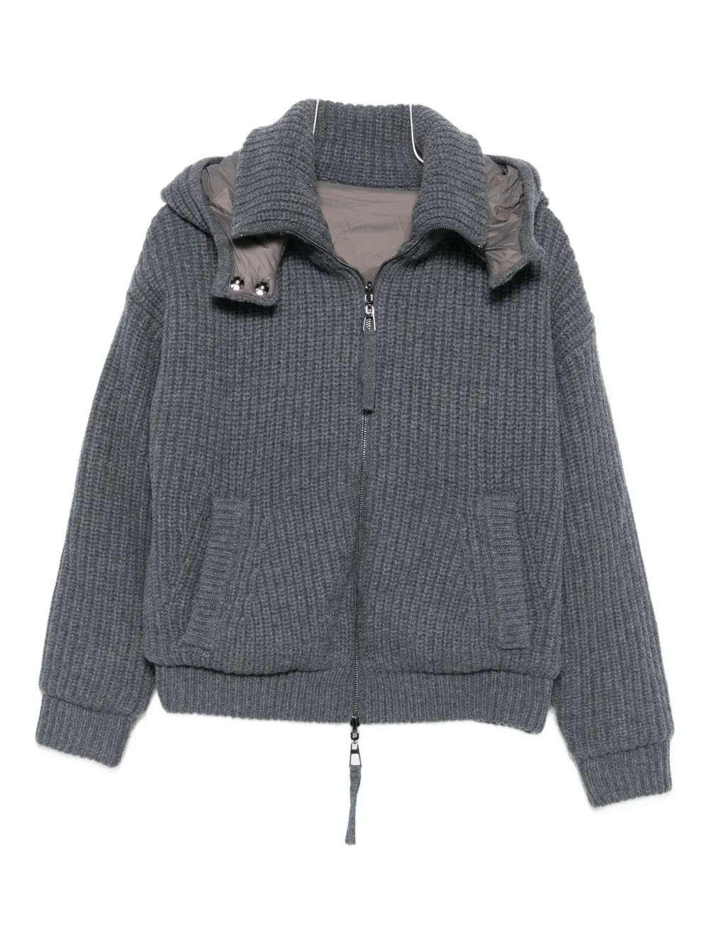 Куртка с капюшоном из ребристой ткани P.A.R.O.S.H., серый
Куртка с капюшоном из ребристой ткани P.A.R.O.S.H., серый