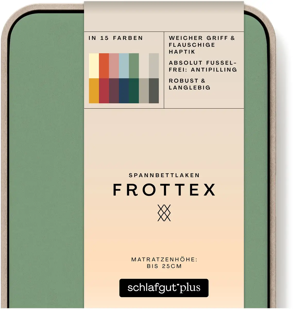 Простыня Schlafgut "Frottex", 100% махровая ткань 120-130х200 см, 1 шт., зеленый
Простыня Schlafgut "Frottex", 100% махровая ткань 120-130х200 см, 1 шт., зеленый