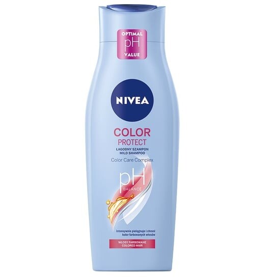 Мягкий шампунь для окрашенных волос 400мл Nivea, Color Protect
Мягкий шампунь для окрашенных волос 400мл Nivea, Color Protect