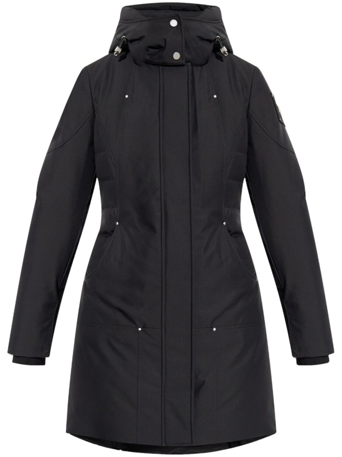 Пальто с выгравированным логотипом Moose Knuckles, черный
Пальто с выгравированным логотипом Moose Knuckles, черный