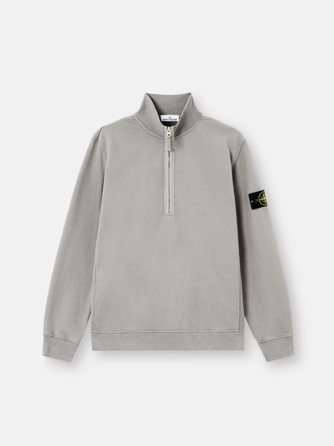 Толстовка прямого кроя с застежкой-молнией на половину длины и ребристыми вставками Stone Island 6100068 BRUSHED ORGANIC COTTON FLEECE, Cement
Толстовка прямого кроя с застежкой-молнией на половину длины и ребристыми вставками Stone Island 6100068 BRUSHED ORGANIC COTTON FLEECE, Cement