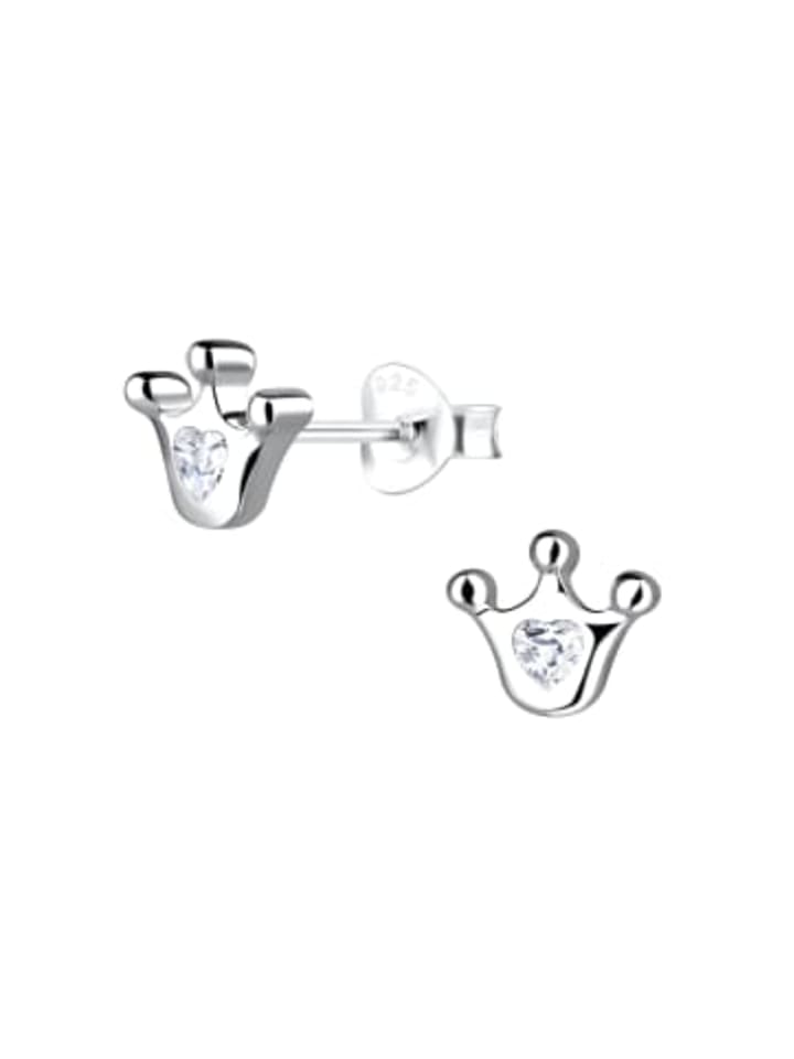 Alexander York Серьги-гвоздики в виде короны из серебра 925 пробы, комплект из 2 штук
Alexander York Серьги-гвоздики в виде короны из серебра 925 пробы, комплект из 2 штук