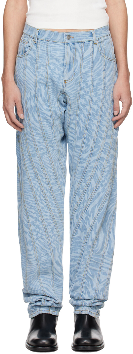 Синие джинсы со звездами Mugler, цвет Laser printed star
Синие джинсы со звездами Mugler, цвет Laser printed star