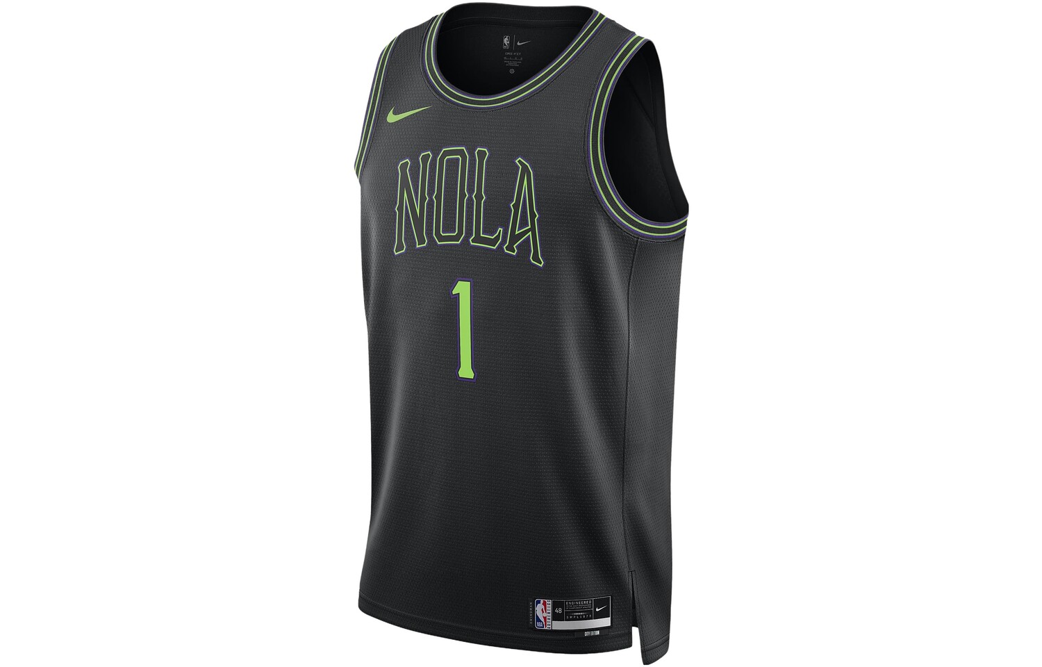 Мужское баскетбольное джерси Nike, цвет Black
Мужское баскетбольное джерси Nike, цвет Black