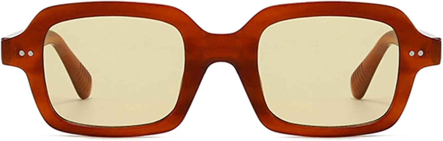 Солнцезащитные очки VIA LEECA в стиле ретро, квадратные, для женщин и мужчин, модные винтажные, в стиле 70-х, 80-х и 90-х годов. Дизайнерские очки, Coffee / Yellow
Солнцезащитные очки VIA LEECA в стиле ретро, квадратные, для женщин и мужчин, модные винтажные, в стиле 70-х, 80-х и 90-х годов. Дизайнерские очки, Coffee / Yellow