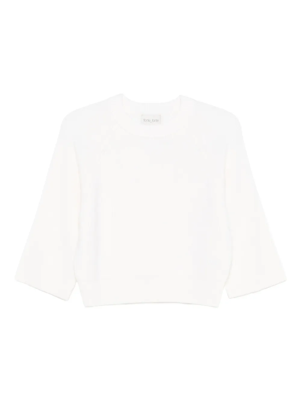 Топ в рубчик с короткими рукавами Forte Forte, нейтральный
Топ в рубчик с короткими рукавами Forte Forte, нейтральный