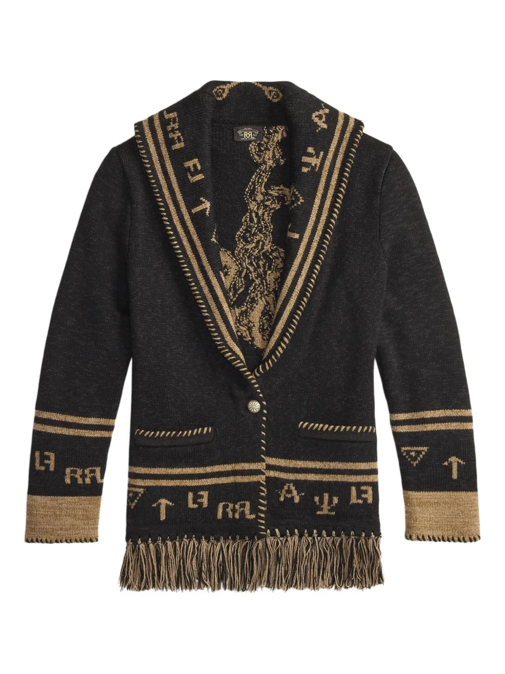 Кардиган с бахромой Ralph Lauren Rrl, черный
Кардиган с бахромой Ralph Lauren Rrl, черный