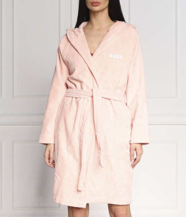 Халат женский Boss махровый с поясом, розовый
Халат женский Boss махровый с поясом, розовый