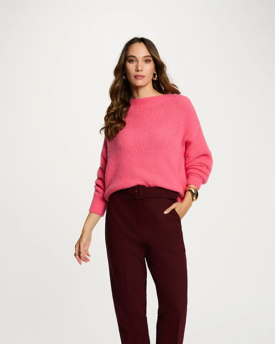 Женский джемпер с круглым вырезом Morgan, розовый
Женский джемпер с круглым вырезом Morgan, розовый