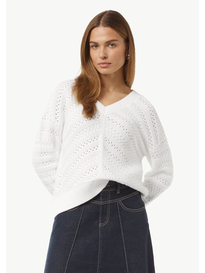 Вязаный свитер comma, белый
Вязаный свитер comma, белый