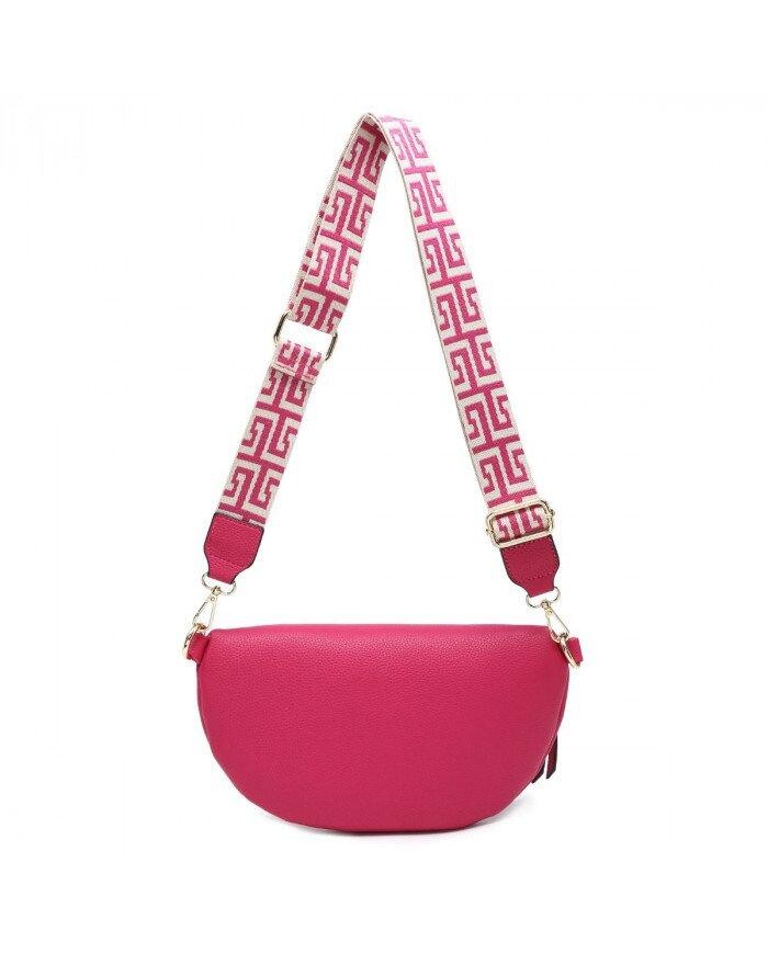 Поясная сумка из парусины с кисточками JFY, серый 
Поясная сумка из парусины с кисточками JFY, серый