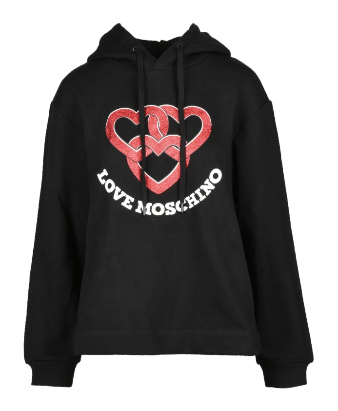 Хлопковая толстовка Love Moschino, черный
Хлопковая толстовка Love Moschino, черный