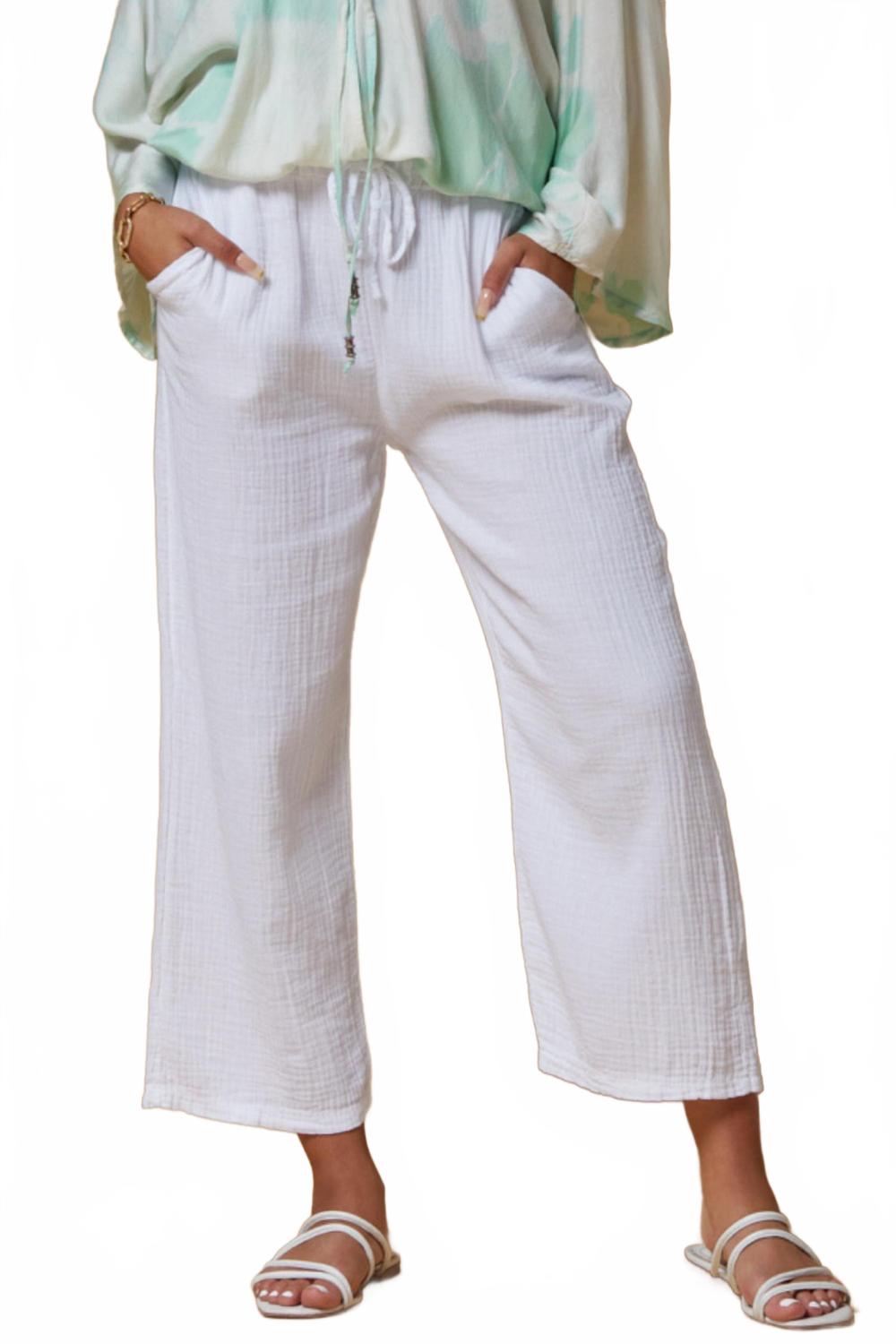 Брюки Italian Cotton Bells белые Scandal Italy
Брюки Italian Cotton Bells белые Scandal Italy