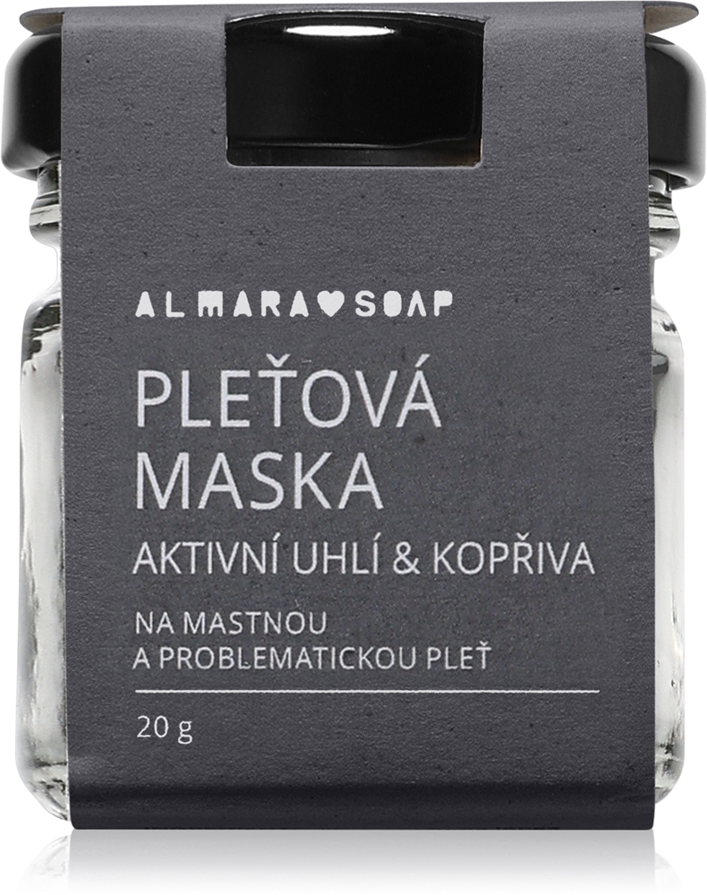 Маска для лица с активированным углем и крапивой для жирной и проблемной кожи Almara Soap, 20 гр
Маска для лица с активированным углем и крапивой для жирной и проблемной кожи Almara Soap, 20 гр