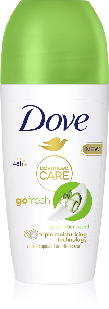 Роликовый антиперспирант Advanced Care Go Fresh, 48 часов. Dove, cucumber 50 мл
Роликовый антиперспирант Advanced Care Go Fresh, 48 часов. Dove, cucumber 50 мл