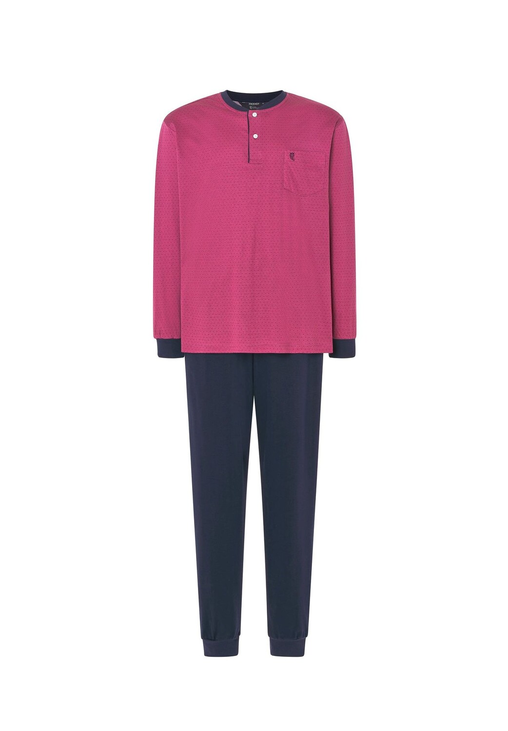 Мужские длинные пижамы премиум-класса с планкой на пуговицах, трикотажные, красные El Búho NOCTURNO, красный
Мужские длинные пижамы премиум-класса с планкой на пуговицах, трикотажные, красные El Búho NOCTURNO, красный