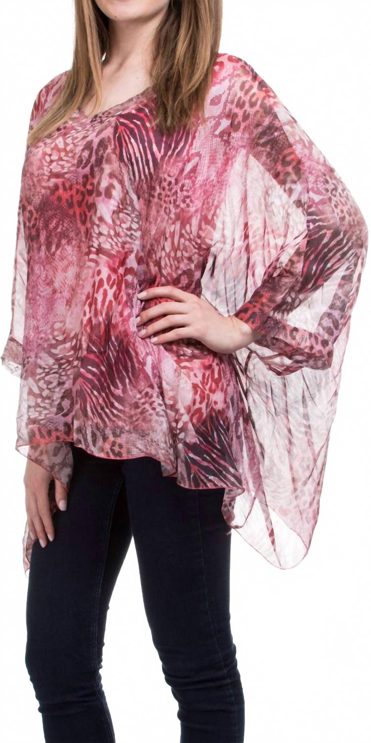 Красная блузка-кафтан Seta Vee Bea Gigi Moda, красный
Красная блузка-кафтан Seta Vee Bea Gigi Moda, красный