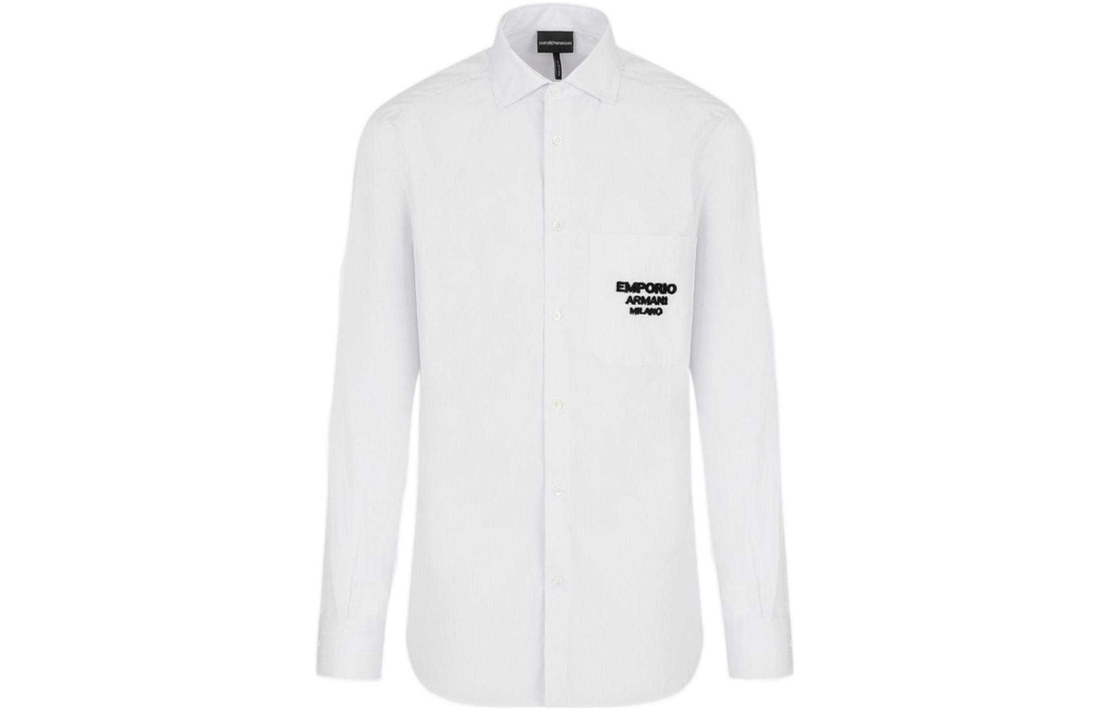 EMPORIO ARMANI Мужская белая рубашка
EMPORIO ARMANI Мужская белая рубашка