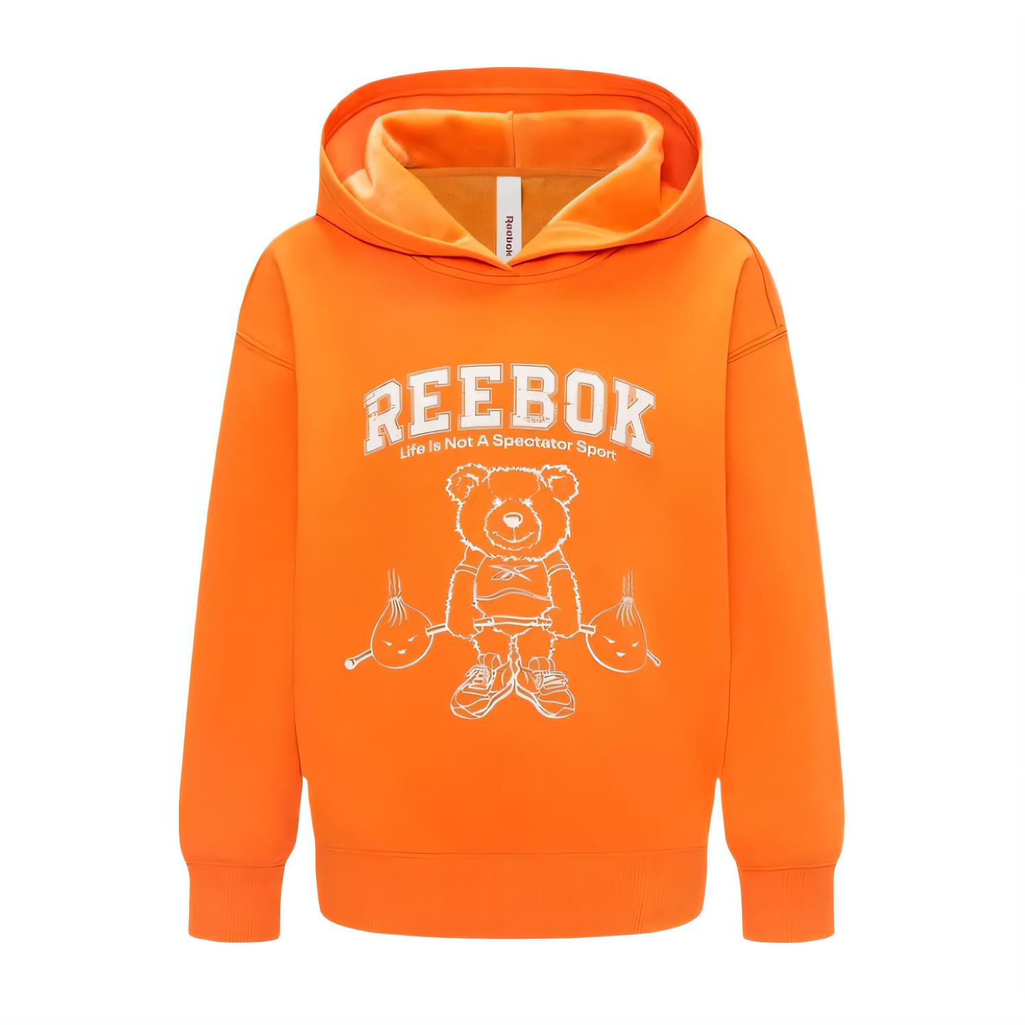 Детские худи с капюшоном Moderate Reebok, оранжевый
Детские худи с капюшоном Moderate Reebok, оранжевый