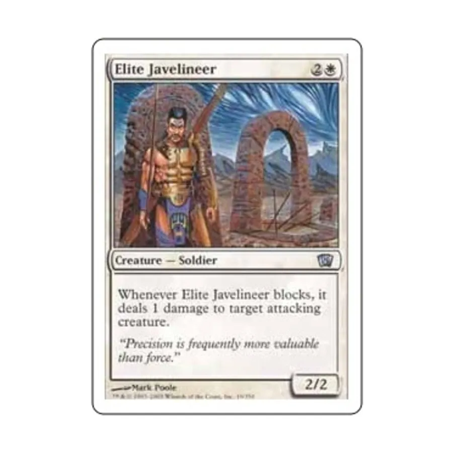 CCG Элитный джавелинер (U), MTG - 8th Edition
CCG Элитный джавелинер (U), MTG - 8th Edition