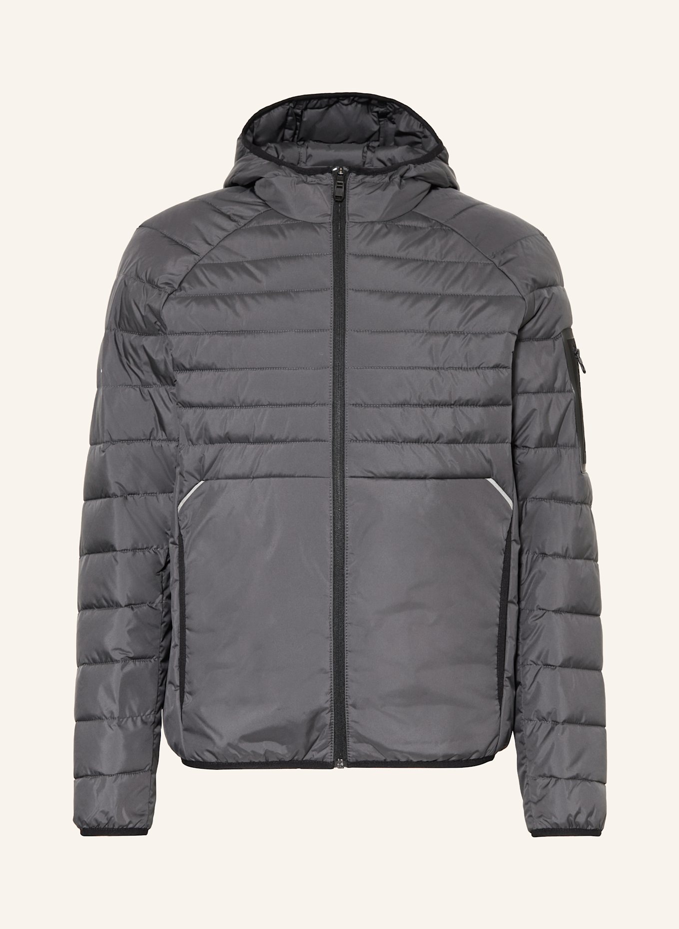 Стеганая куртка тор Boss, серый
Стеганая куртка тор Boss, серый