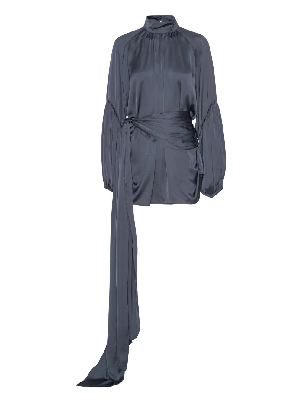 Мини-платье с атласным галстуком ROTATE BIRGER CHRISTENSEN, синий
Мини-платье с атласным галстуком ROTATE BIRGER CHRISTENSEN, синий