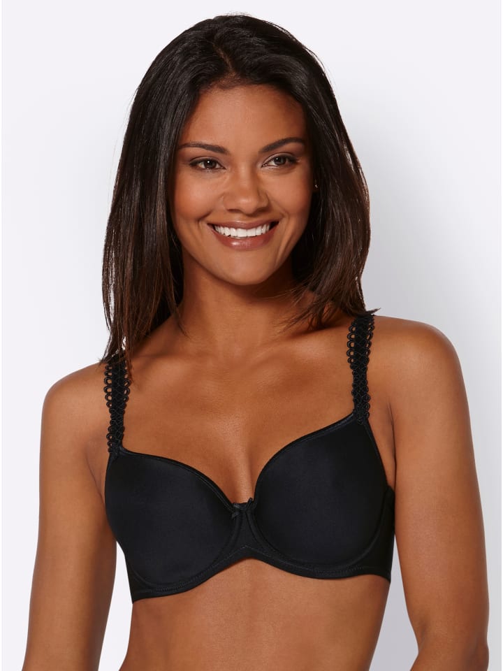 Черный бюстгальтер-футболка на косточках Viania
Черный бюстгальтер-футболка на косточках Viania