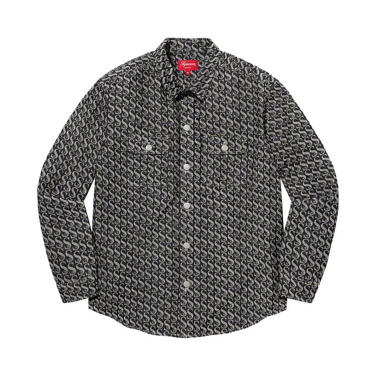 Рубашка Supreme Monogram Denim Shirt, Black
Рубашка Supreme Monogram Denim Shirt, Black