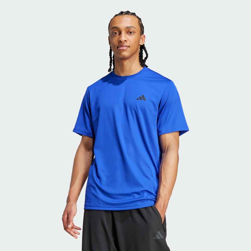 Спортивная футболка Adidas Train Essentials Training Tee, цвет Lucid Blue/Black
Спортивная футболка Adidas Train Essentials Training Tee, цвет Lucid Blue/Black