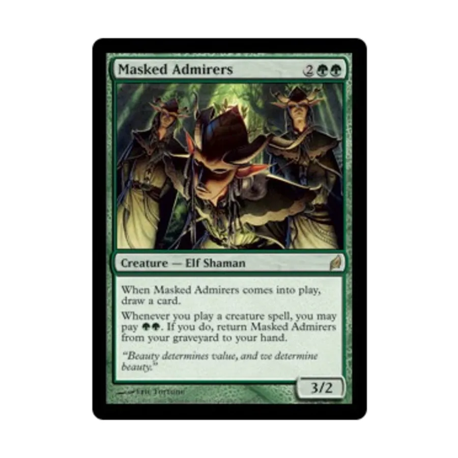 CCG Поклонники в масках (клавиша R), MTG - Lorwyn
CCG Поклонники в масках (клавиша R), MTG - Lorwyn