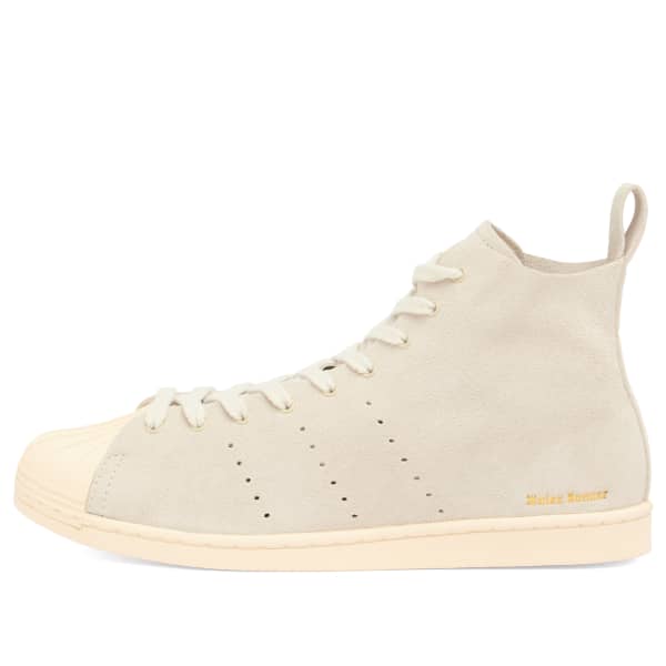 Adidas X wales bonner superstar hi, кремовый белый & золото metallic
Adidas X wales bonner superstar hi, кремовый белый & золото metallic