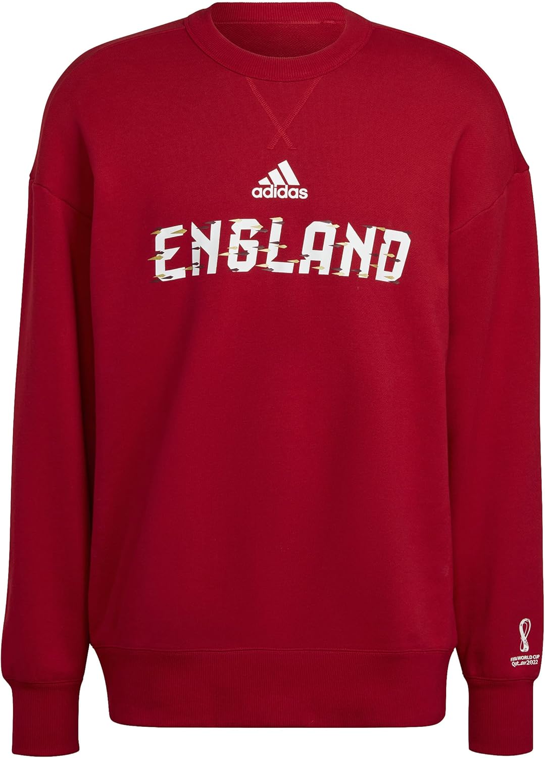 Мужская толстовка с круглым вырезом FIFA Чемпионат мира по футболу 2022 года, Англия, F6134 Adidas, красный
Мужская толстовка с круглым вырезом FIFA Чемпионат мира по футболу 2022 года, Англия, F6134 Adidas, красный