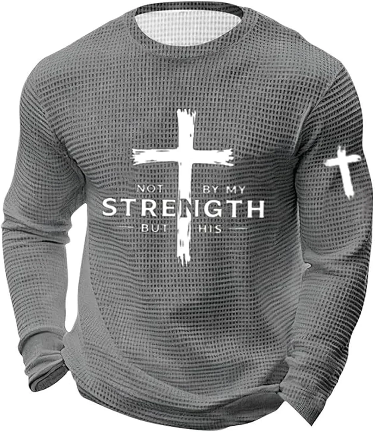 Мужской свитшот Christian Faith с фактурой вафли, Muscle Fit, длинный рукав
Мужской свитшот Christian Faith с фактурой вафли, Muscle Fit, длинный рукав